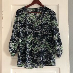 Sheer Floral Shirt